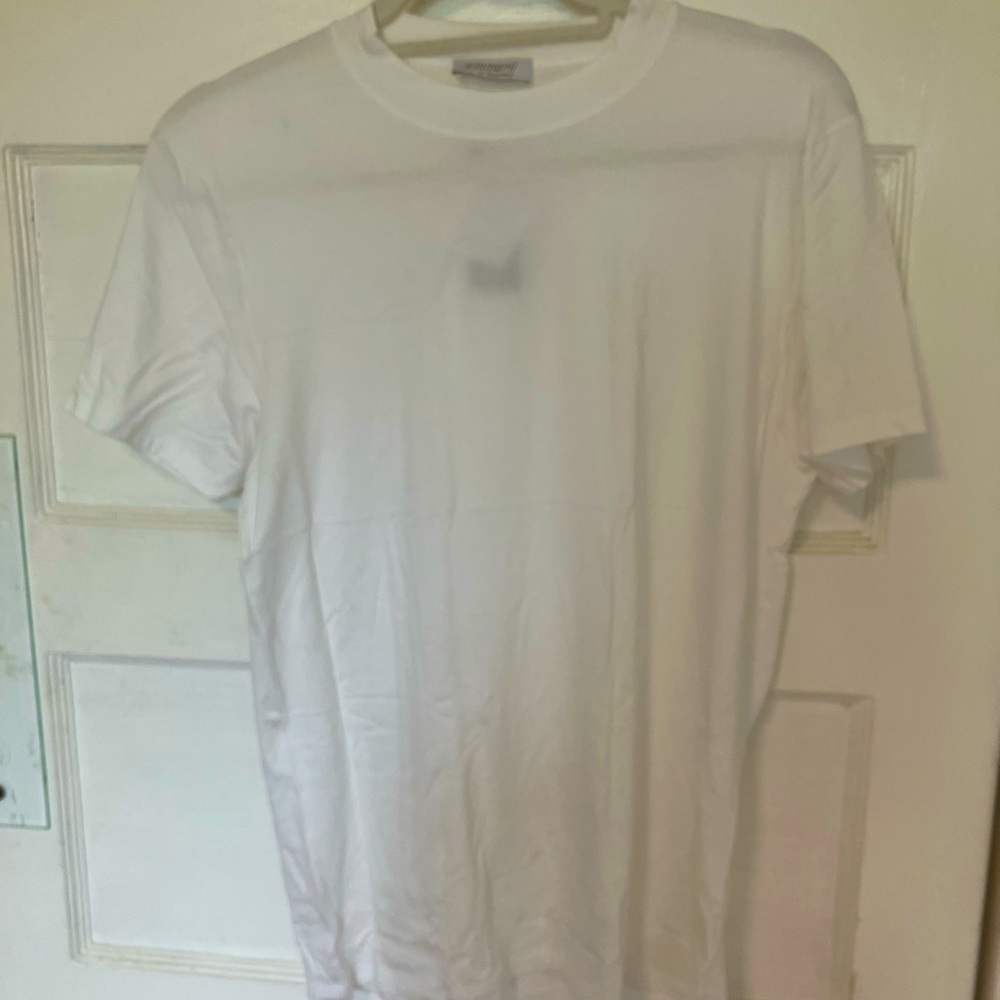 Zimmerli of Switzerland white tshirt men sz L nwt